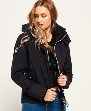 Superdry Pop Cipzár Hooded Arctic SD-Windcheater Női Kabát Sötétkék | NHOGW3064